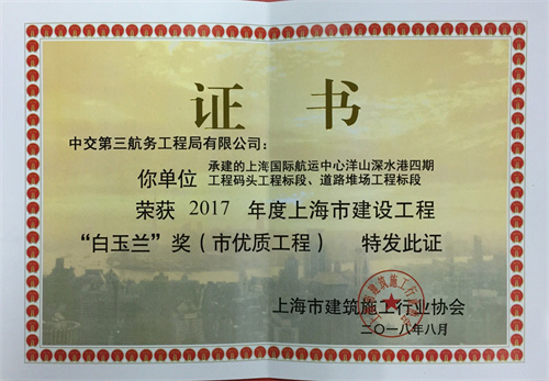 2018.08 上海國際航運中心洋山深水港區四期工程碼頭工程Ⅰ標段、道路堆場工程II標段白玉蘭.jpg
