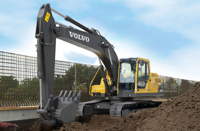 沃爾沃建筑機械與通訊設備的協同攝影藝術